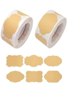 1 cuộn Giấy Kraft Trang Trí Băng Washi Đồng Bằng - Nhiều màu - Xem 1