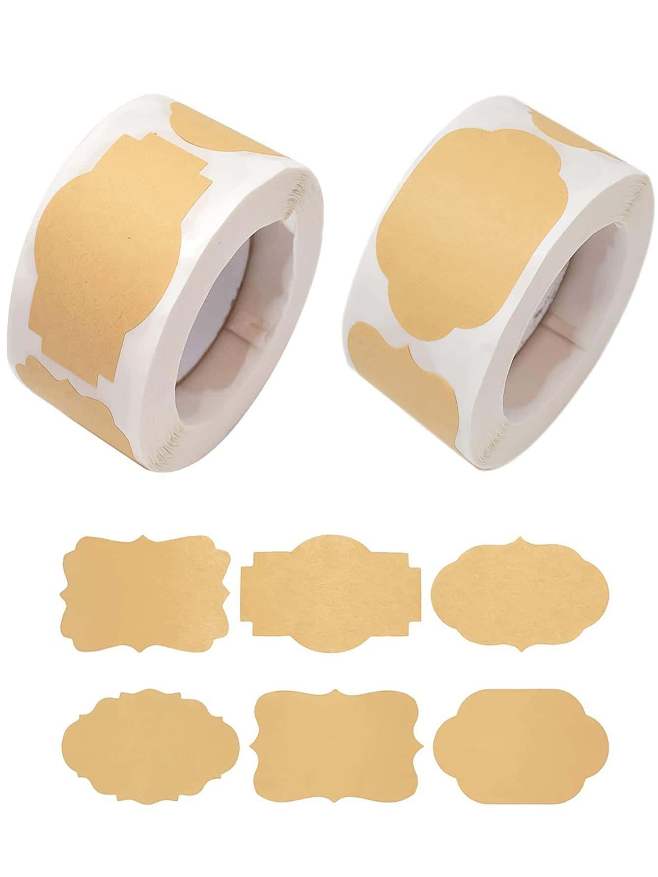 1 cuộn Giấy Kraft Trang Trí Băng Washi Đồng Bằng - Nhiều màu - Xem 1