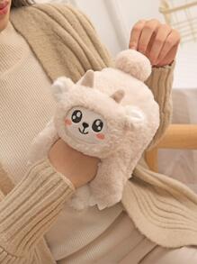 1pc Cartoon Cat Design Random Color Hot Water Bag - Multicolor - View 2