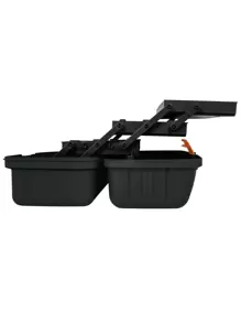 16" Fishing Box With 3 Sliding Trays, Truper 10539 - Black - View 2