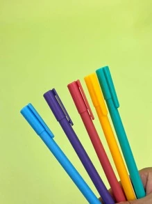 5入組混色中性筆 - 彩色 - 查看 2