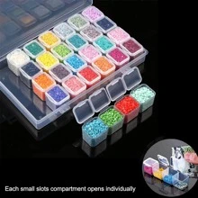 5D Diamond Painting Tools And Diamond Painting Accessories Kits With Diamond Painting Roller For Diamond Painting Art And Diamond Embroidery Box - Black and White - View 6