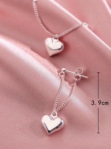 Heart Drop Earrings