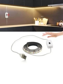 1入組矽膠LED燈條，現代USB運動傳感器LED燈，適用於家居裝飾 - 白色 - 查看 3