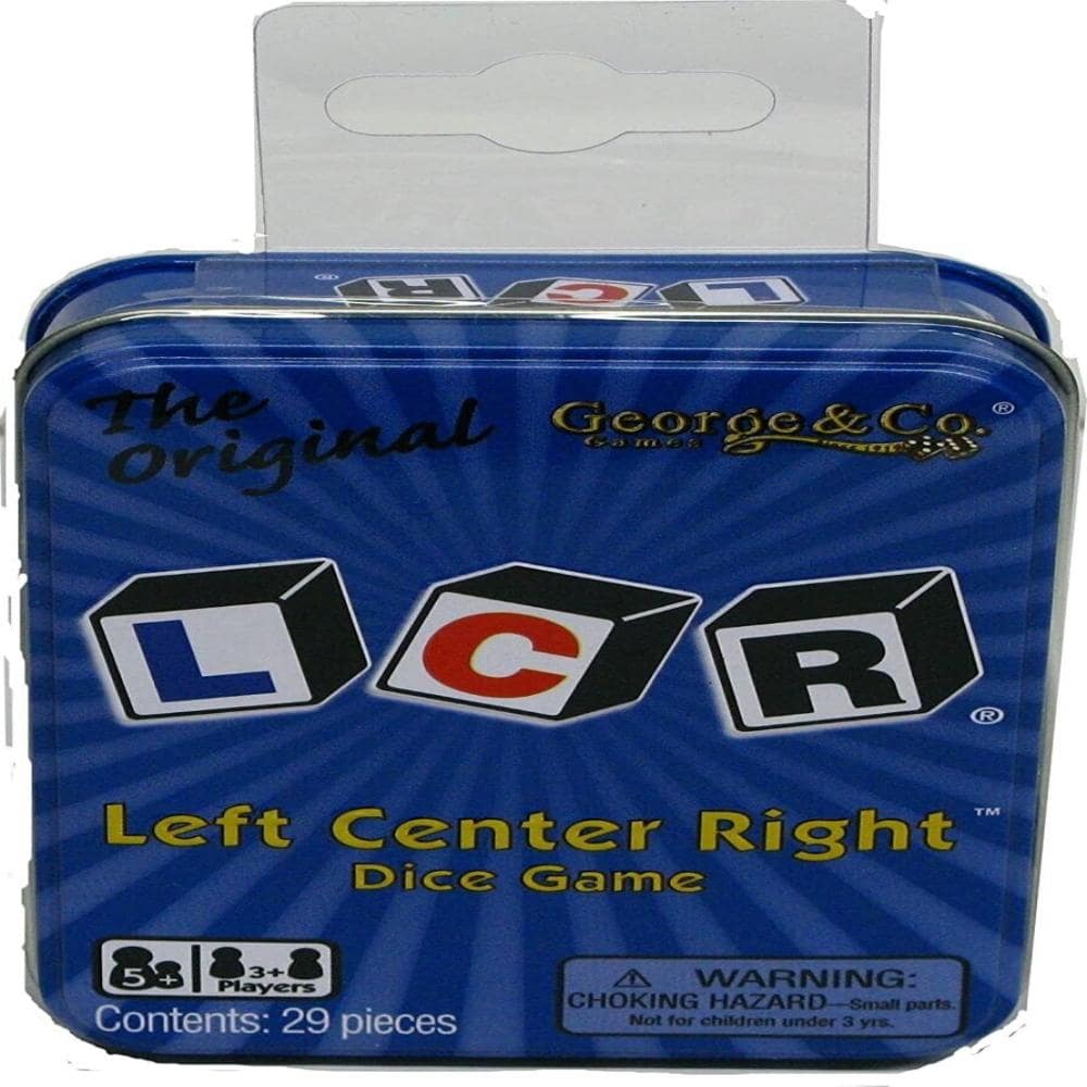 George & Co. Games The Original Left Center Right Dice Game - Black - View 1
