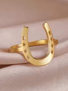 Vòng bít trang trí hình móng ngựa - Vàng - Xem 1