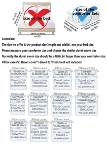 Tropical Print Duvet Cover Set Without Filler - Multicolor - View 2