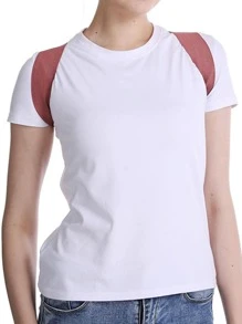 1 pieza burdeos poliéster ciclista deportivo con tira - Burdeos - Ver 4