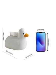 1 pieza Caja para pañuelos Pato de dibujos animados en forma
