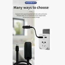 1 pieza de plástico moderno alta definición seguridad cámara para casa - Negro - Ver 7