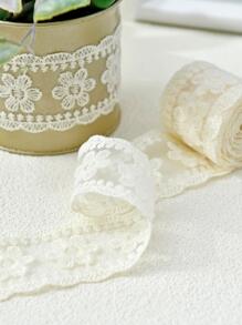 Trang trí DIY thêu hoa - Màu be - Xem 5