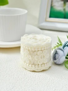 Trang trí DIY thêu hoa - Màu be - Xem 4