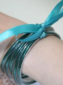 chiếc thời trang và đơn giản trong suốt với bụi lấp lánh, thích hợp cho hàng ngày, tiệc tùng, lễ hội và tặng quà vào mùa hè - màu xanh lá - Xem 1