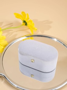 灰色迷你首飾盒 - 淺灰色 - 查看 1