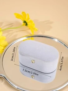 灰色迷你首飾盒 - 淺灰色 - 查看 2