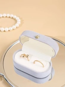 灰色迷你首飾盒 - 淺灰色 - 查看 3