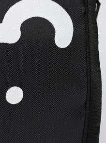 1pc Cartoon Bear Pattern Lunch Bag - Black - View 8