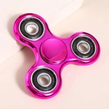 1 件随机颜色手指旋转玩具，减压玩具，手旋转器高速不锈钢轴承成人焦虑手指玩具，抗压力玩具，成人玩具，成人坐立不安 - 彩色 - 查看 6