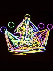 10 chiếc đèn LED tiệc đầy màu sắc - Nhiều màu - Xem 5