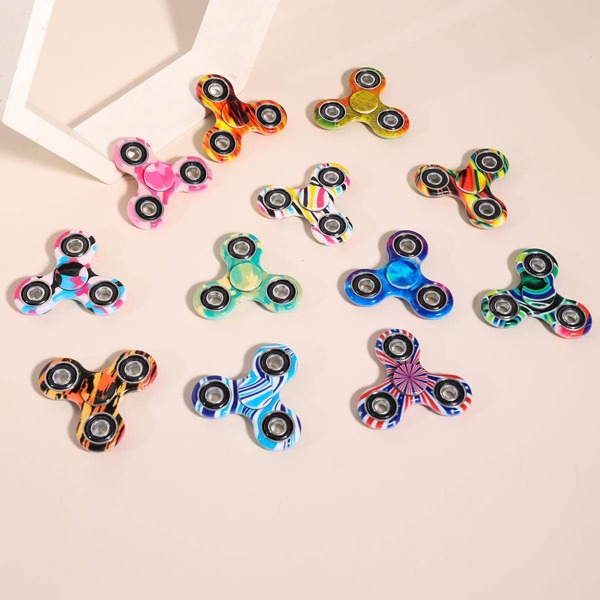 1 Stück Zufallsfarbe EDC Finger Spinner, ADHS Stressabbau Reduzierer Spielzeug für Erwachsene, Hochgeschwindigkeits-Kugellager Metall Handspinner, Angstzustände Fidget Spielzeug, Langeweile vertreibendes Zeitvertreib Spielzeug