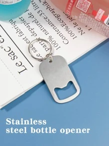 1入組不銹鋼開瓶器 - 銀色 - 查看 3