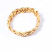 時尚矽膠編織設計手環適合女士日常裝飾 - 04 - 查看 2