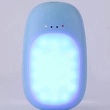 1 pieza Aparato multifunción ABS mano moderno azul doméstico para casa - Azul - Ver 2