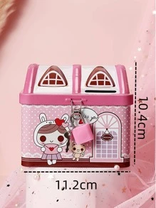 Hộp đựng tiền đồ họa hoạt hình 1 cái - Màu xanh lam - Xem 7