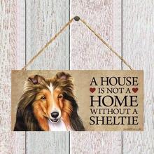 1 PC Chó & Slogan Đồ Họa Treo Tường - màu nâu - Xem 1