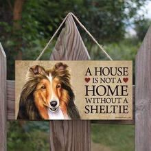 1 PC Chó & Slogan Đồ Họa Treo Tường - màu nâu - Xem 2