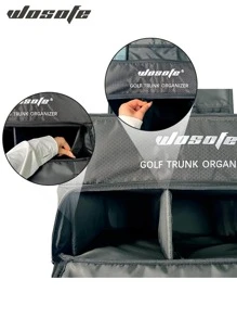 1pc Waterproof 2 layers Golf Trunk Organizer For Golf Shoes ,Golf Gloves, Tees, Balls - Black - View 5