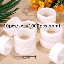 10pcs Balloon Glue Dot - White - View 2