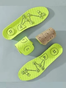 1雙鞋墊綠色舒服配件適用於鞋 - 綠色 - 查看 4