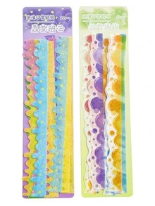 20 piezas Pegatina con patrón de corazón - Multicolor - Ver 7