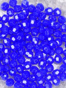 100 Cái/bộ Thời Trang 6Mm Thiết Kế Hình Học Tự Làm Đính Hạt Dành Cho Nữ Tự Làm Trang Sức - Màu xanh lam - Xem 4