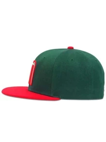 1入組男士字母刺繡時尚嘻哈帽適用於日常生活 - 彩色 - 查看 3