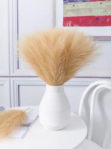 8/10 Piezas/set Cañas Artificiales Y Hierba De Pampa Para La Decoración De La Cocina, La Decoración De La Boda Y La Decoración De Navidad Diy, Simulación Realista Para Uso En Interiores Y Exteriores, Relleno De Jarrón De La Sala De Estar