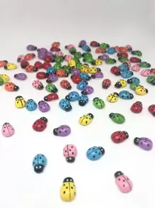 50入組瓢蟲形狀花園裝飾品 - 彩色 - 查看 1