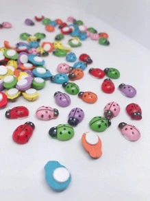 50入組瓢蟲形狀花園裝飾品 - 彩色 - 查看 4