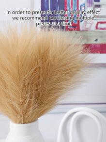 8/10 Piezas/set Cañas Artificiales Y Hierba De Pampa Para La Decoración De La Cocina, La Decoración De La Boda Y La Decoración De Navidad Diy, Simulación Realista Para Uso En Interiores Y Exteriores, Relleno De Jarrón De La Sala De Estar