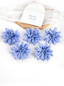 5 件人造花、大丽花、菊花、婚礼装饰、假植物房间装饰秋季装饰假花花园秋季装饰中心装饰 DIY 糖果盒、派对礼物、装饰、新娘手腕花、手捧花盒、搭配家居装饰、情人节、母亲节礼物、花盒材料、新年装饰 - 藍色 - 查看 4