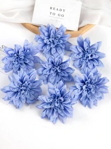 5 件人造花、大丽花、菊花、婚礼装饰、假植物房间装饰秋季装饰假花花园秋季装饰中心装饰 DIY 糖果盒、派对礼物、装饰、新娘手腕花、手捧花盒、搭配家居装饰、情人节、母亲节礼物、花盒材料、新年装饰 - 藍色 - 查看 5