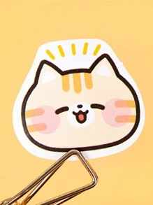 สติ๊กเกอร์ ลาย การ์ตูน แมว 45 ชิ้น - มัลติคัลเลอร์ - ดู 5