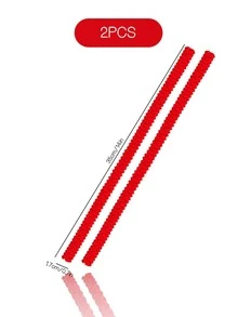 2pcs Silicone Oven Anti-scalding Strip - Red - View 7