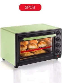 2pcs Silicone Oven Anti-scalding Strip - Red - View 4