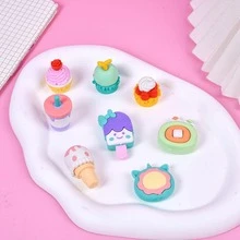 xiaogudong 4 cục tẩy hình kem, cục tẩy đa năng hiện đại cho học sinh - Nhiều màu - Xem 7