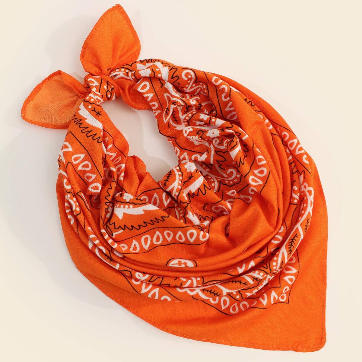 1 Khăn rằn Thời trang Họa tiết Paisley cho Nữ cho Cuộc sống Hàng ngày - trái cam - Xem 1