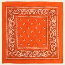 1 Khăn rằn Thời trang Họa tiết Paisley cho Nữ cho Cuộc sống Hàng ngày - trái cam - Xem 2