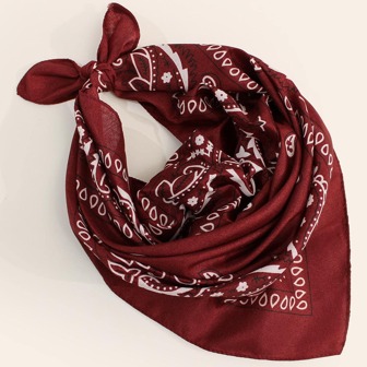 1pc Women Paisley Pattern Fashion Bandana For Daily Life Bandana,Hair Band,Head Band Ideal For Dressing Up Your Look