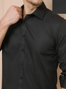 Men Shirts - màu đen - Xem 1